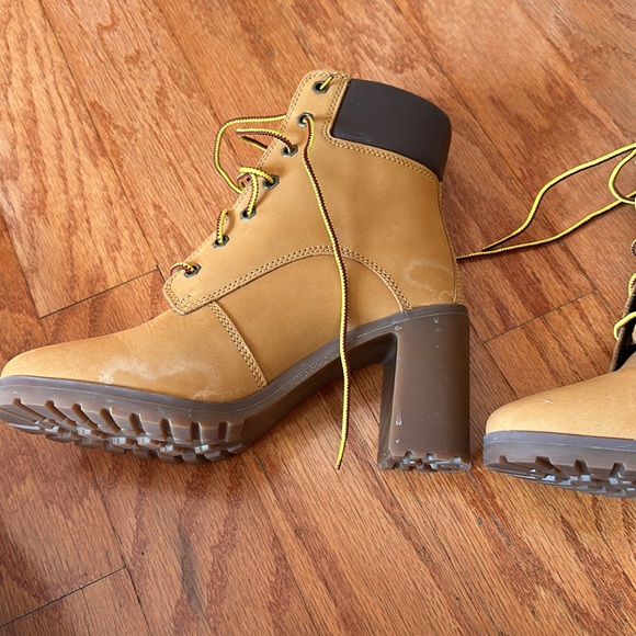 Timberland Women's Brown Heeled Boots 7 - Picture 7 of 10